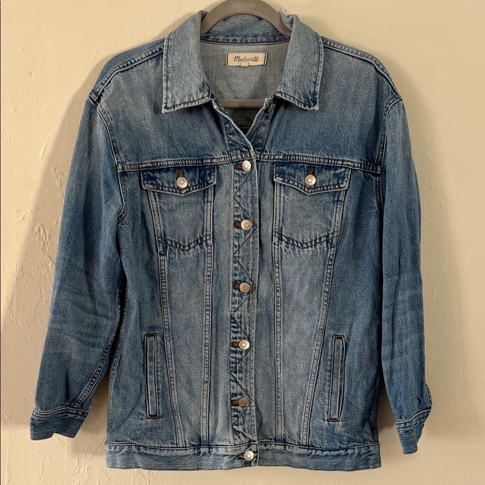 Madewell Blue Denim Jacket Cotton